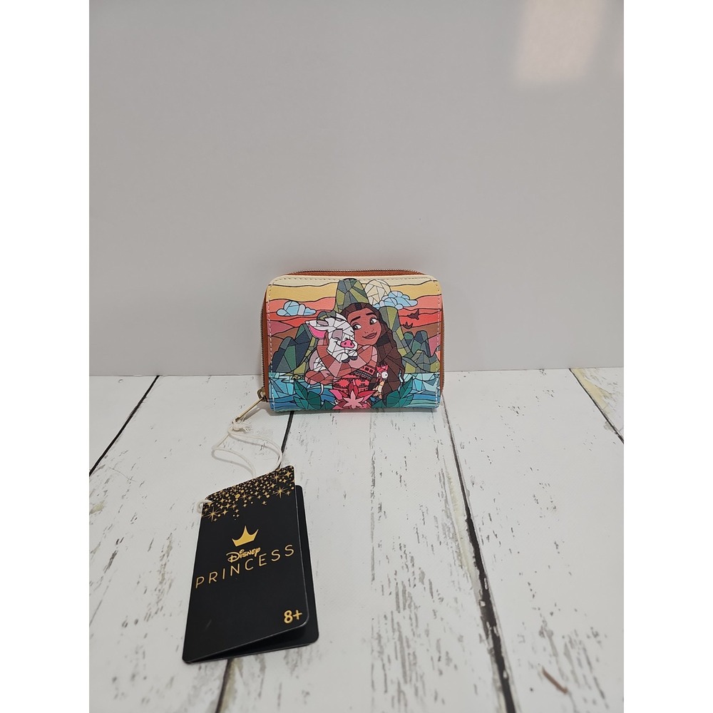 Loungefly Disney Moana Zip-Around Wallet - Multicolor Small, Moana Theme
